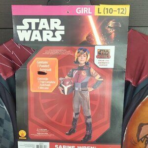 Disney Star Wars Sabine Wren Costume for Girls - Size 10-12 NWT